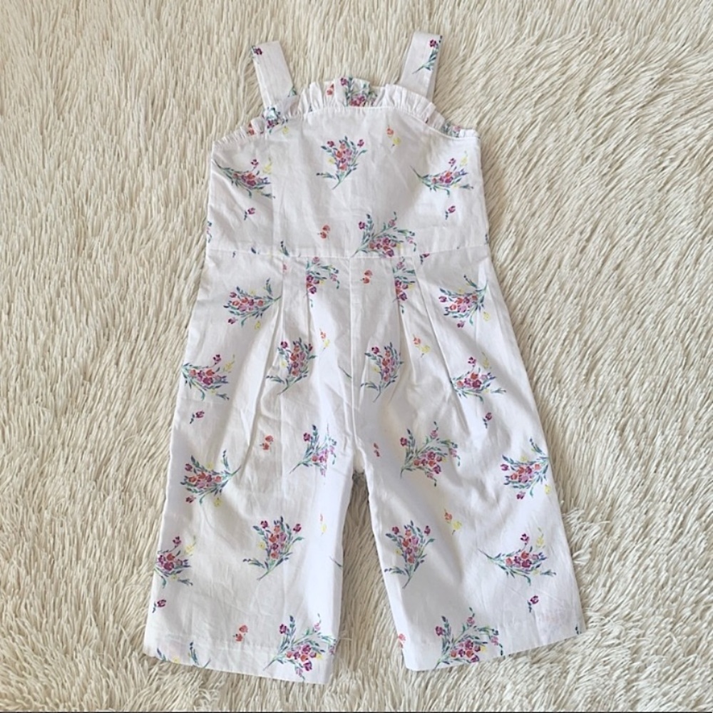 Janie and Jack Floral Spring/Easter Jumpsuit•NWOT